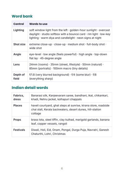 Word bank page