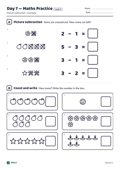 Day 7 Maths Practice