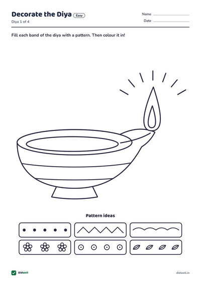 Decorate the Diya