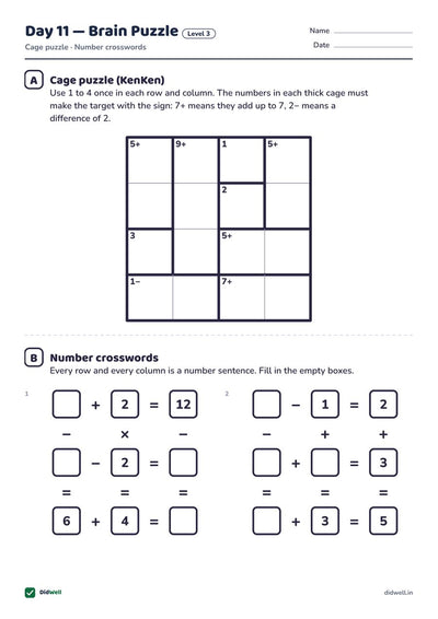 Day 11 Brain Puzzle