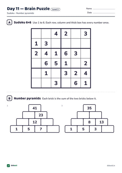 Day 11 Brain Puzzle